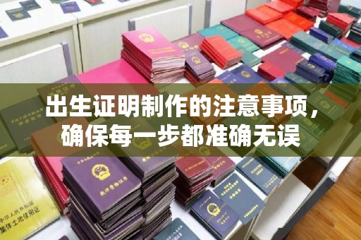 翠屏出生证明制作的注意事项，确保每一步都准确无误